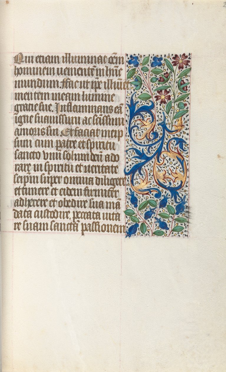 Timebok Bruk av Rouen: fol. 26r, c. 1470. av Master of the Geneva Latini