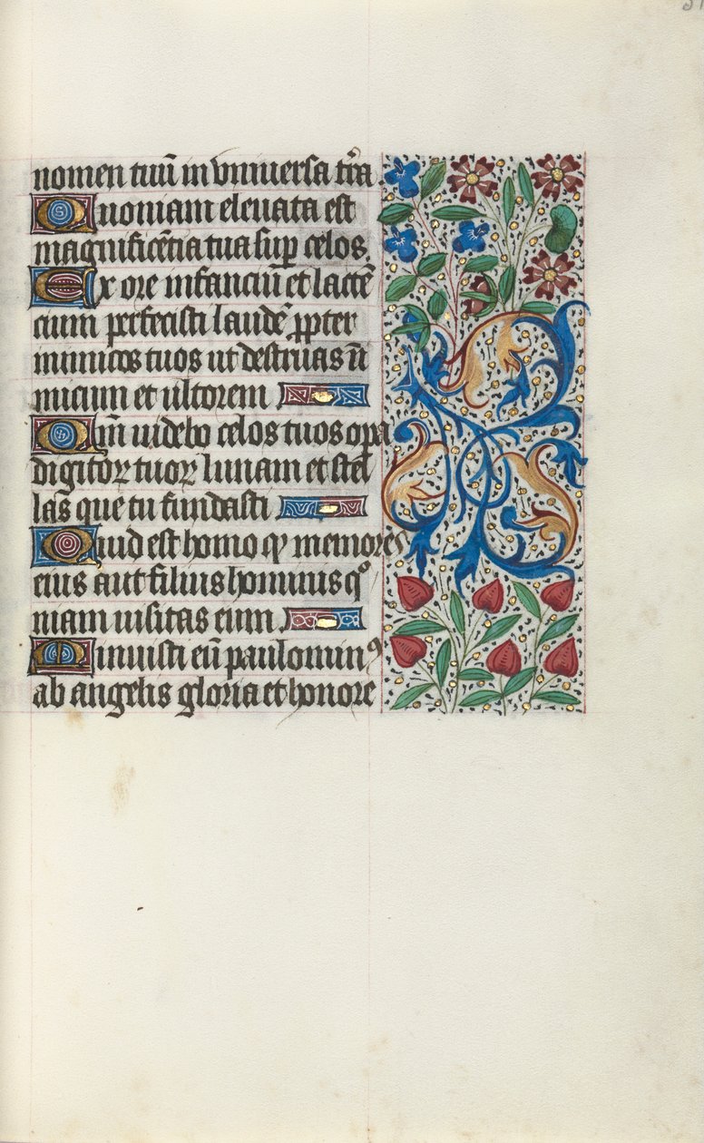 Timebok Bruk av Rouen: fol. 31r, c. 1470. av Master of the Geneva Latini
