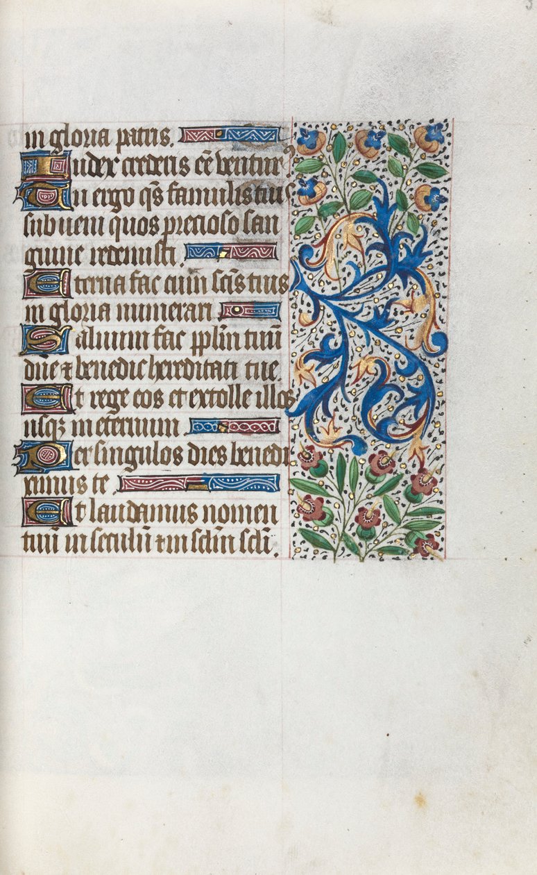 Timebok Bruk av Rouen: fol. 38v, ca. 1470. av Master of the Geneva Latini
