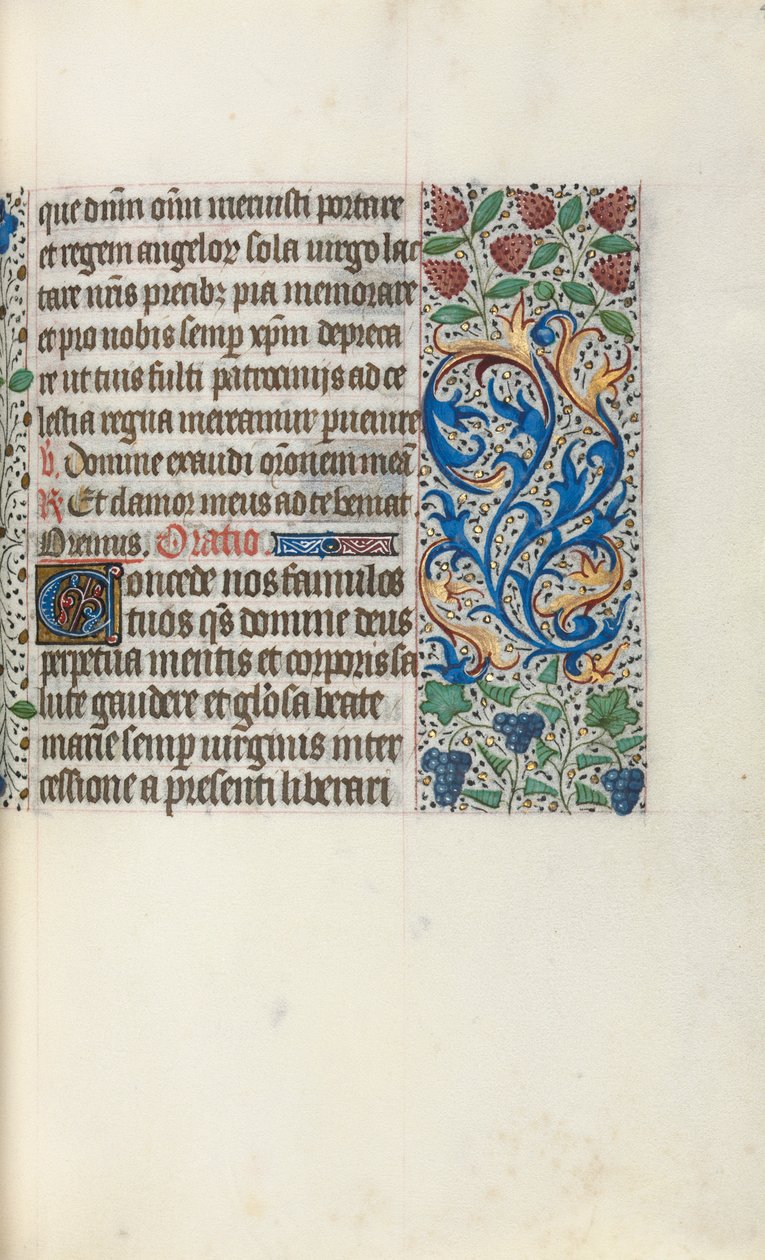 Timebok Bruk av Rouen: fol. 49r, ca. 1470. av Master of the Geneva Latini