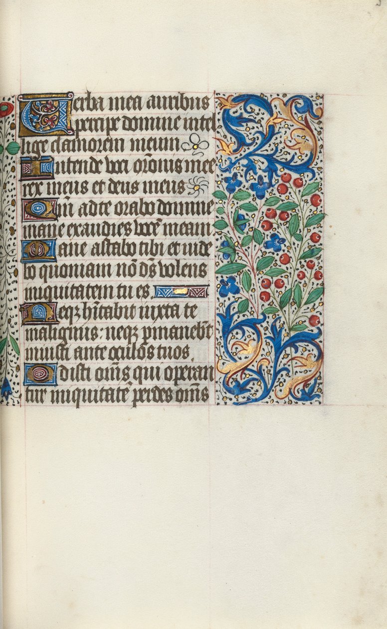 Timebok Bruk av Rouen: fol. 59r, ca. 1470. av Master of the Geneva Latini