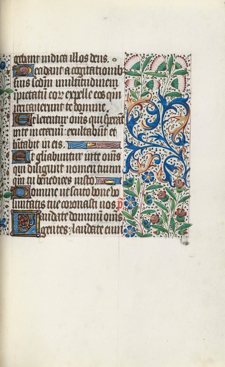 Timebok Bruk av Rouen: fol. 60r, ca. 1470. av Master of the Geneva Latini