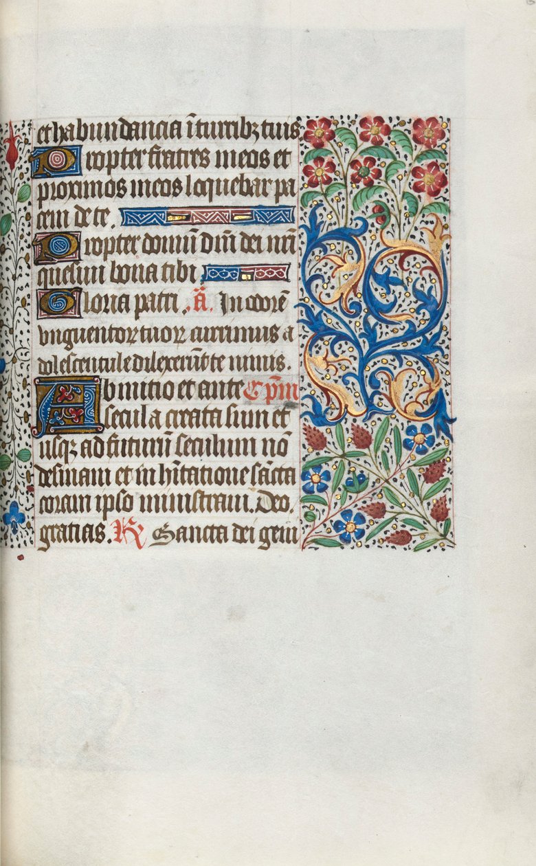 Timebok Bruk av Rouen: fol. 63r, ca. 1470. av Master of the Geneva Latini