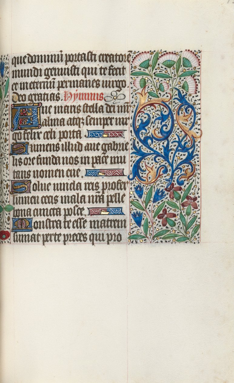 Timebok Bruk av Rouen: fol. 73r, ca. 1470. av Master of the Geneva Latini