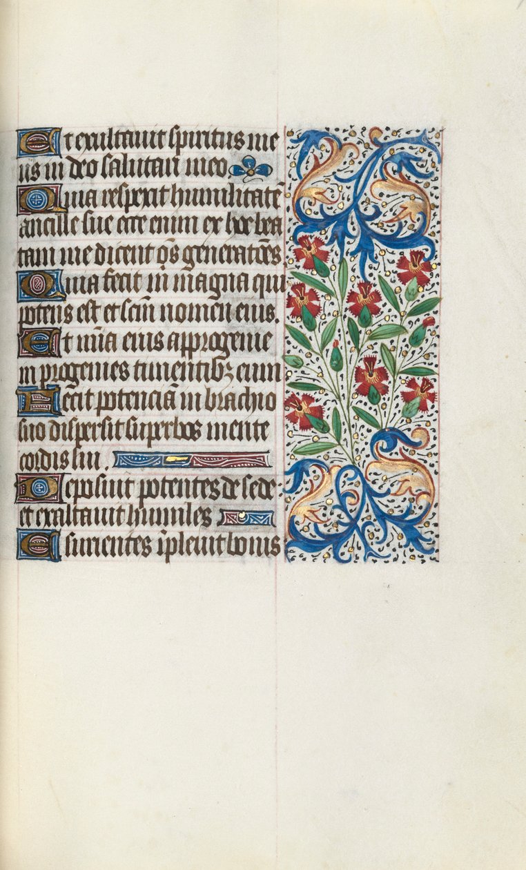 Timebok Bruk av Rouen: fol. 74r, ca. 1470. av Master of the Geneva Latini