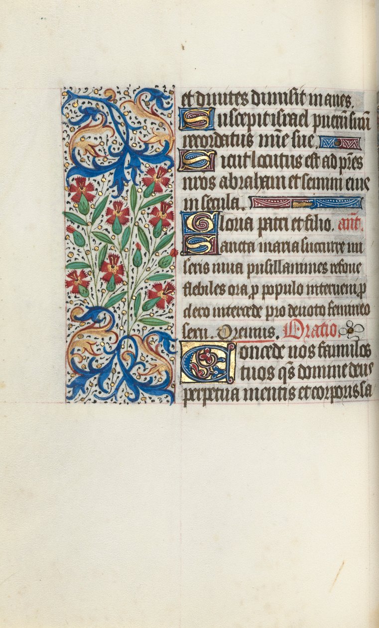Timebok Bruk av Rouen: fol. 74v, ca. 1470. av Master of the Geneva Latini