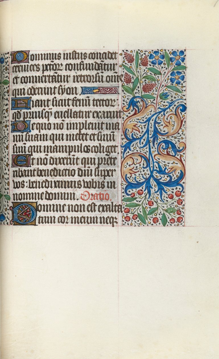 Timebok Bruk av Rouen: fol. 77r, ca. 1470. av Master of the Geneva Latini