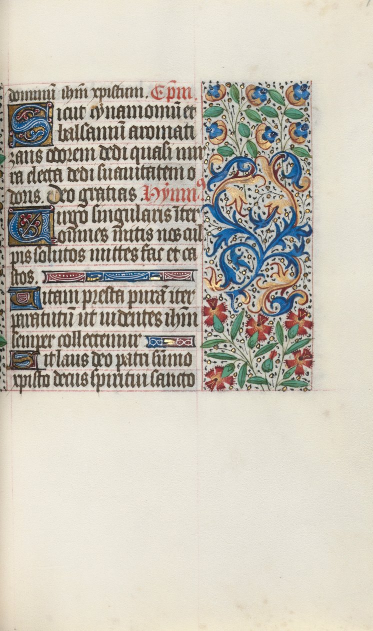 Timebok Bruk av Rouen: fol. 78r, ca. 1470. av Master of the Geneva Latini