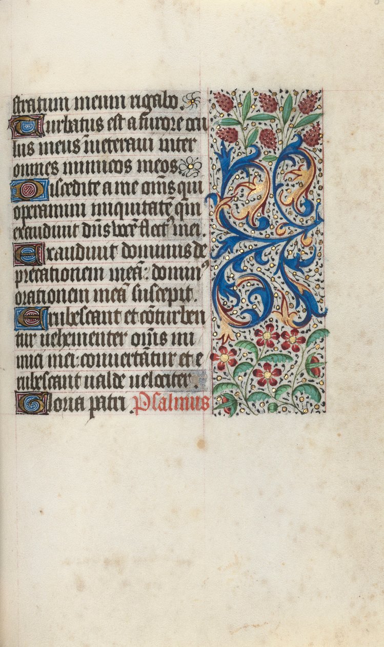 Timebok Bruk av Rouen: fol. 81r, ca. 1470. av Master of the Geneva Latini