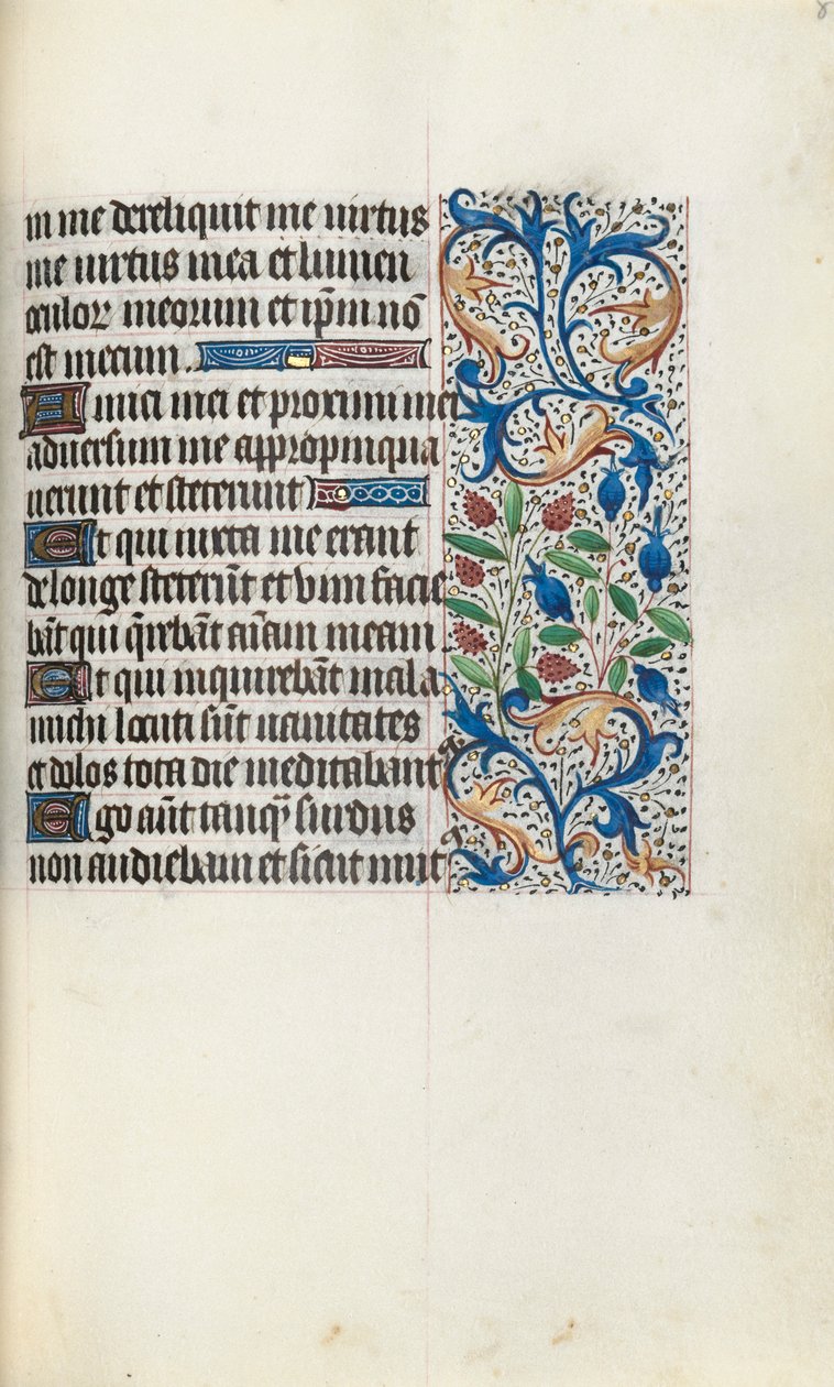 Timebok Bruk av Rouen: fol. 84r, ca. 1470. av Master of the Geneva Latini