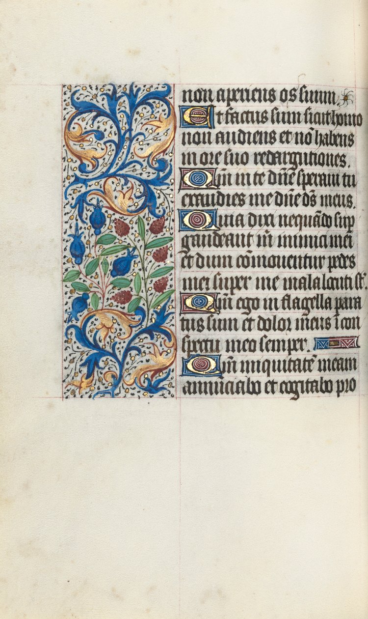 Timebok Bruk av Rouen: fol. 84v, ca. 1470. av Master of the Geneva Latini