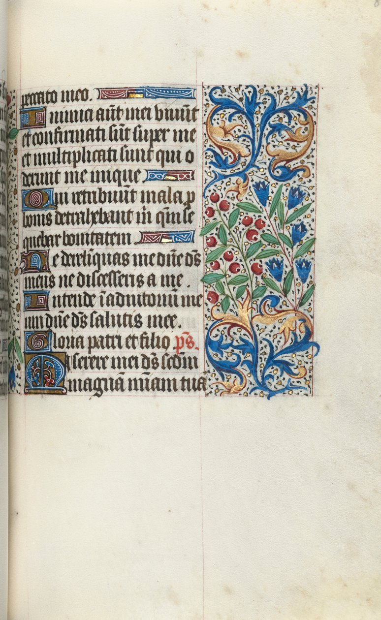 Timebok Bruk av Rouen: fol. 85r, ca. 1470. av Master of the Geneva Latini