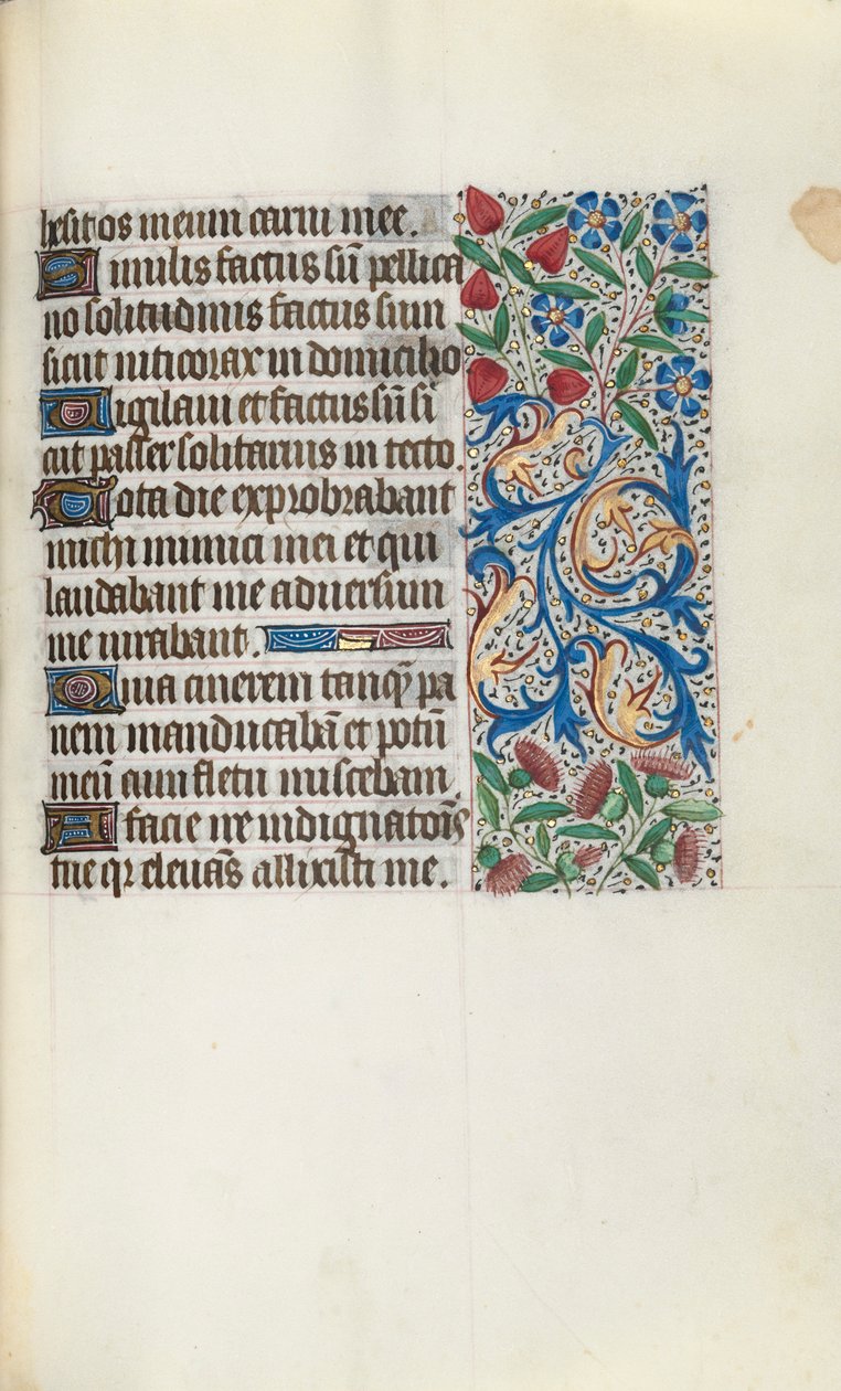 Timebok Bruk av Rouen: fol. 88r, ca. 1470. av Master of the Geneva Latini