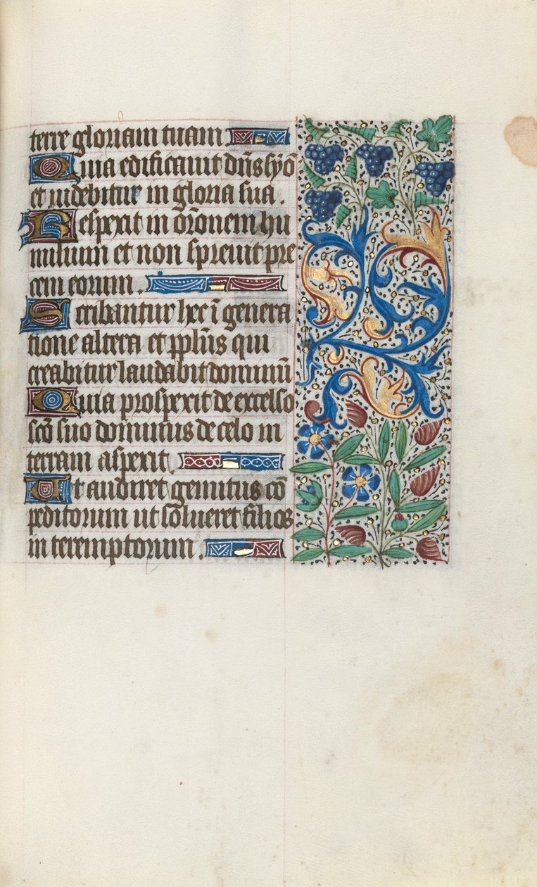 Timebok Bruk av Rouen: fol. 89r, ca. 1470. av Master of the Geneva Latini