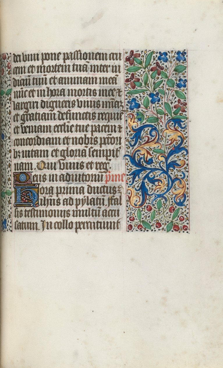 Timebok Bruk av Rouen: fol. 97r, ca. 1470. av Master of the Geneva Latini