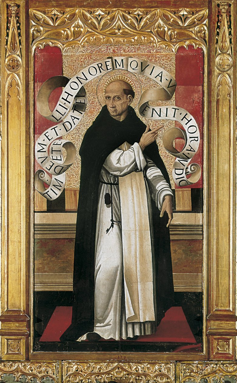 Saint Vincent Ferrer (1350-1419) (maleri) av Master of the Grifo