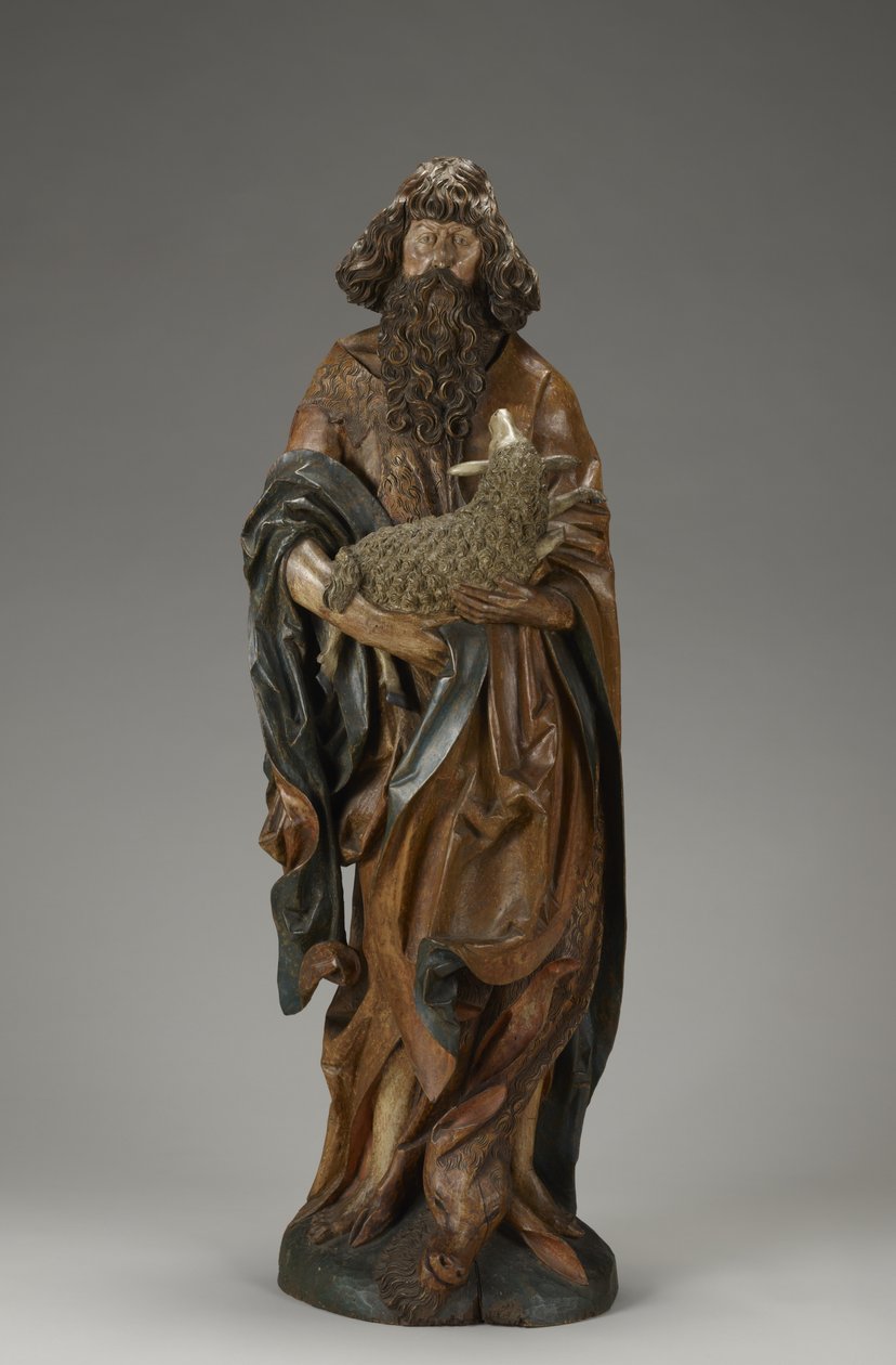 Døperen Johannes, ca. 1515 (delvis polykromert limved) av Master of the Harburger Altar