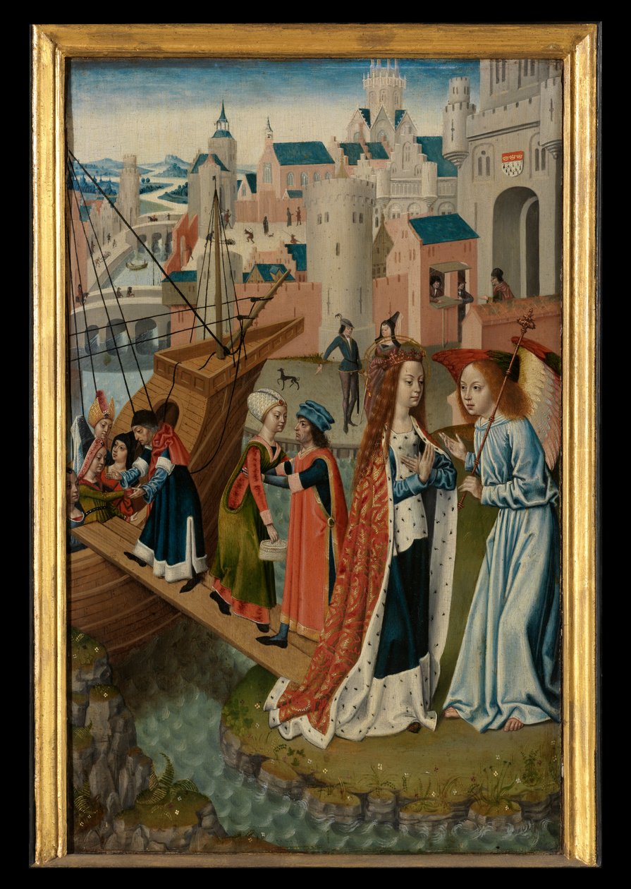 Panel fra Legenden om St. Ursula av Master of the Legend of St. Ursula