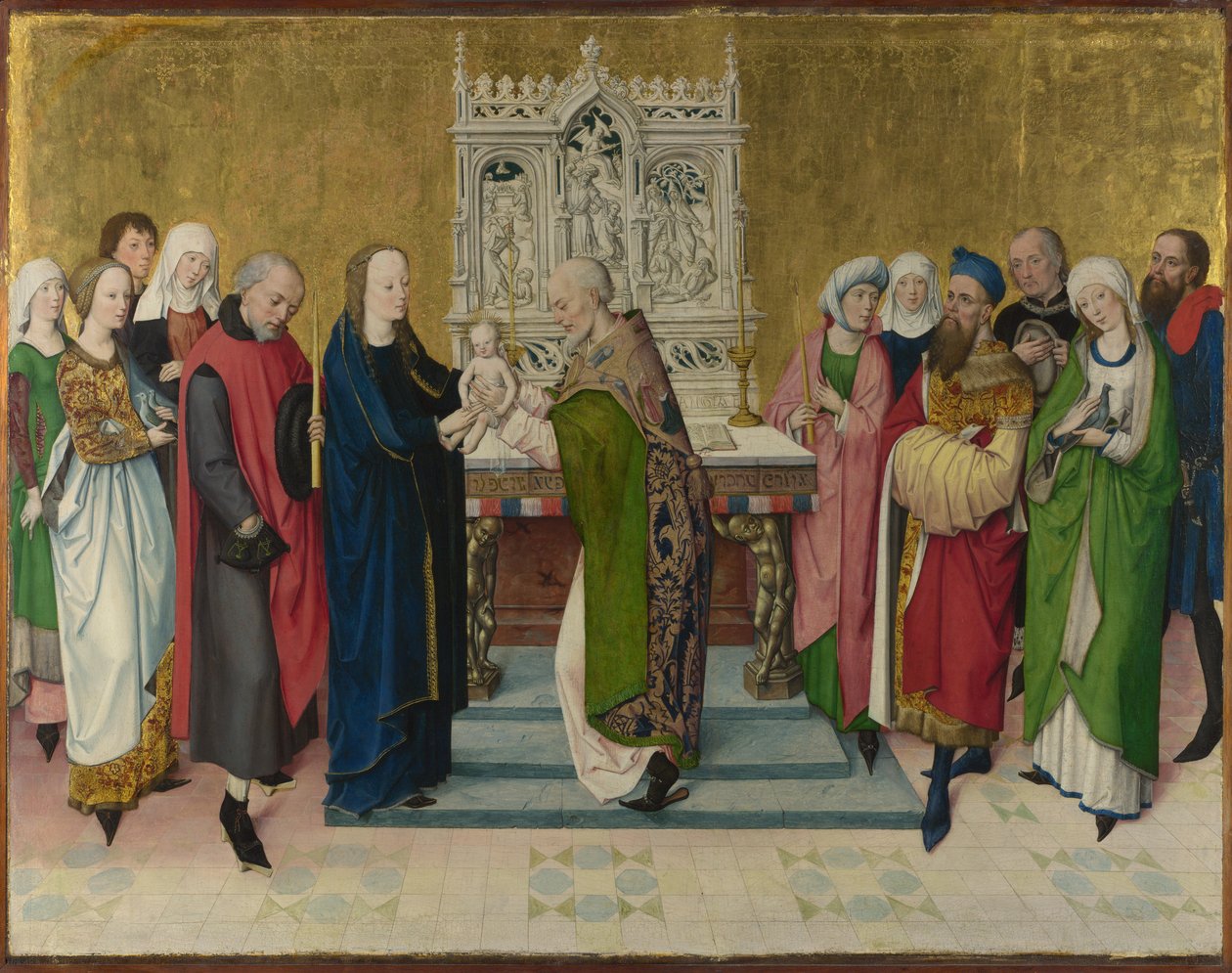 Presentasjonen i tempelet, ca 1470 av Master of the Life of the Virgin
