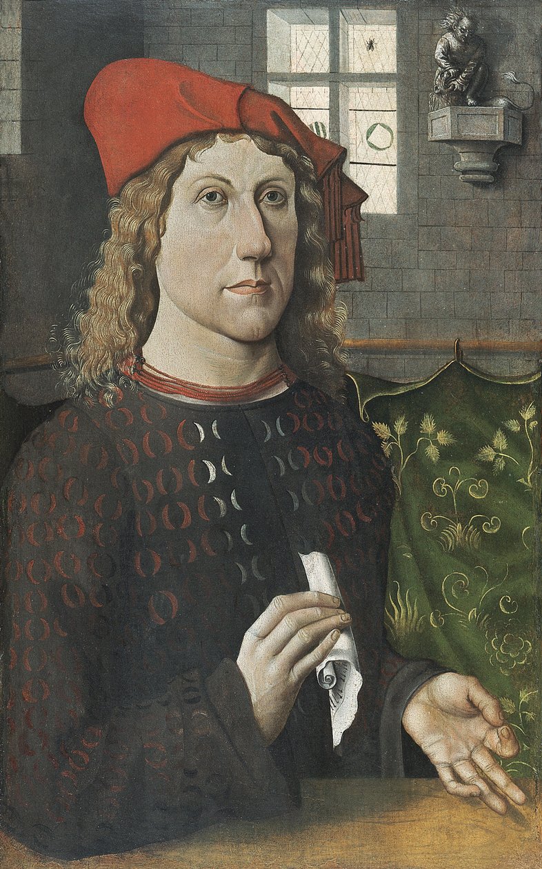 Portrett av en ung mann av Master of the Lüneburg Last Judgement