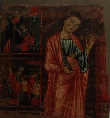 St. James (tempera på panel) av Master of the Magdalen