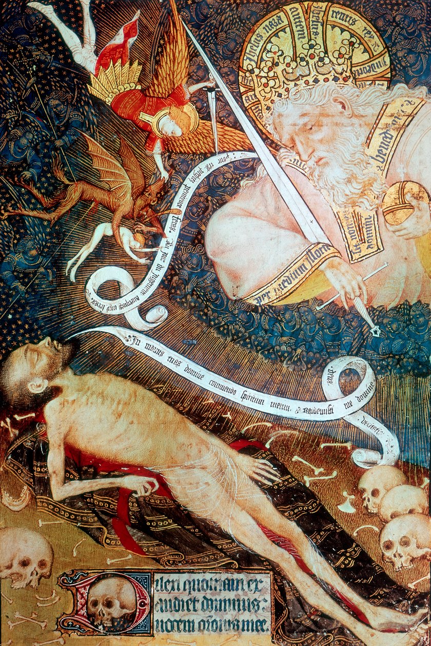 The Judgment of Death, tidlig på 1400-tallet av Master of the Rohan Hours