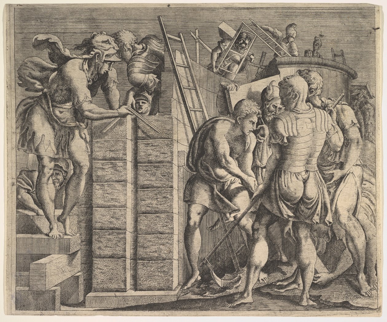 Cadmus Founding Theben, ca. 1543-44. av Master of the Story of Cadmus