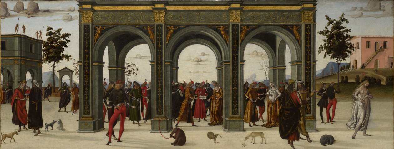 Historien om Griselda. Del II: Eksil, ca. 1490-1495 av Master of the Story of Griselda