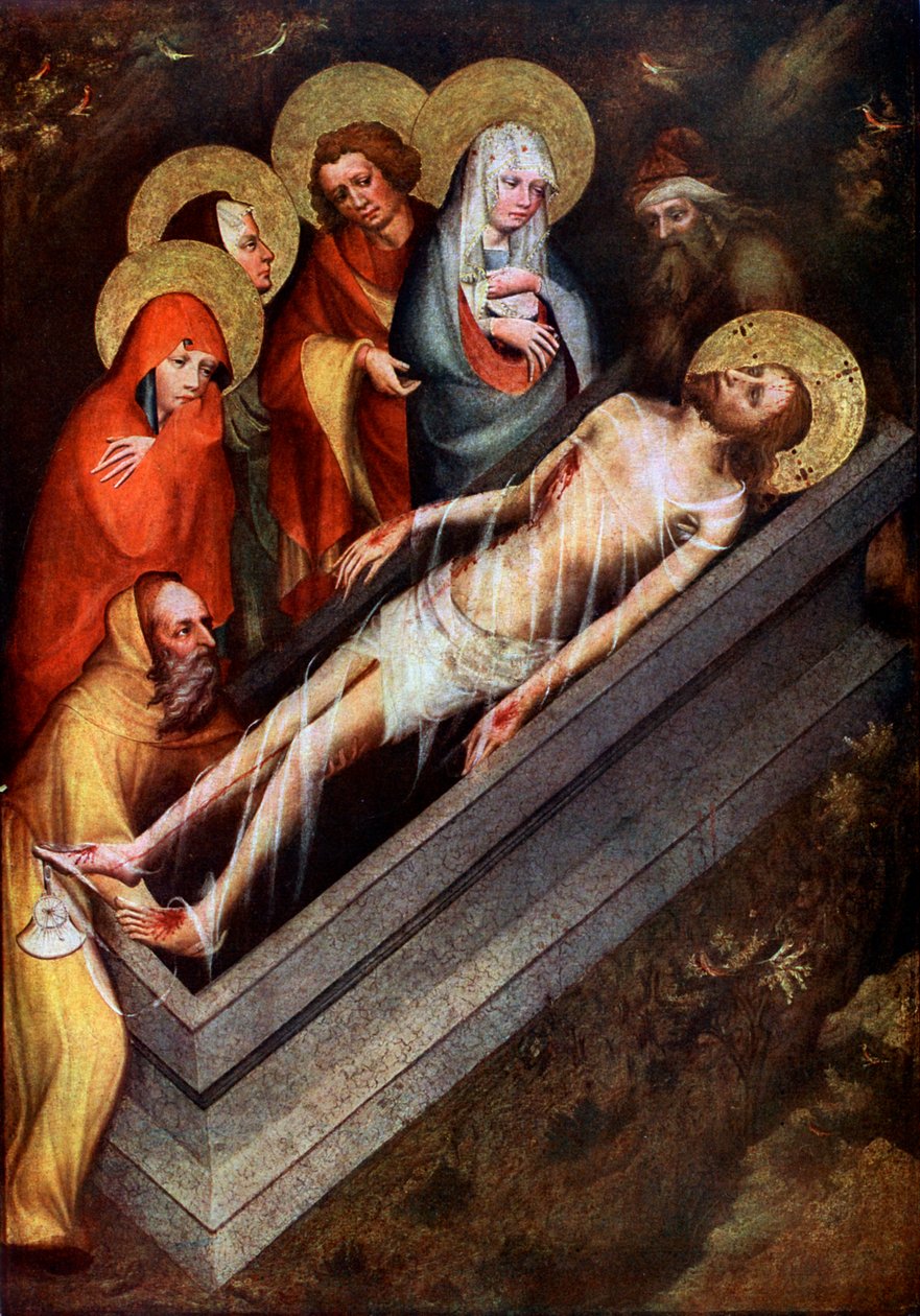 The Tomb of Christ, Master of the Trebon alterpiece, ca 1380, 1955 av Master of the Trebon Altarpiece