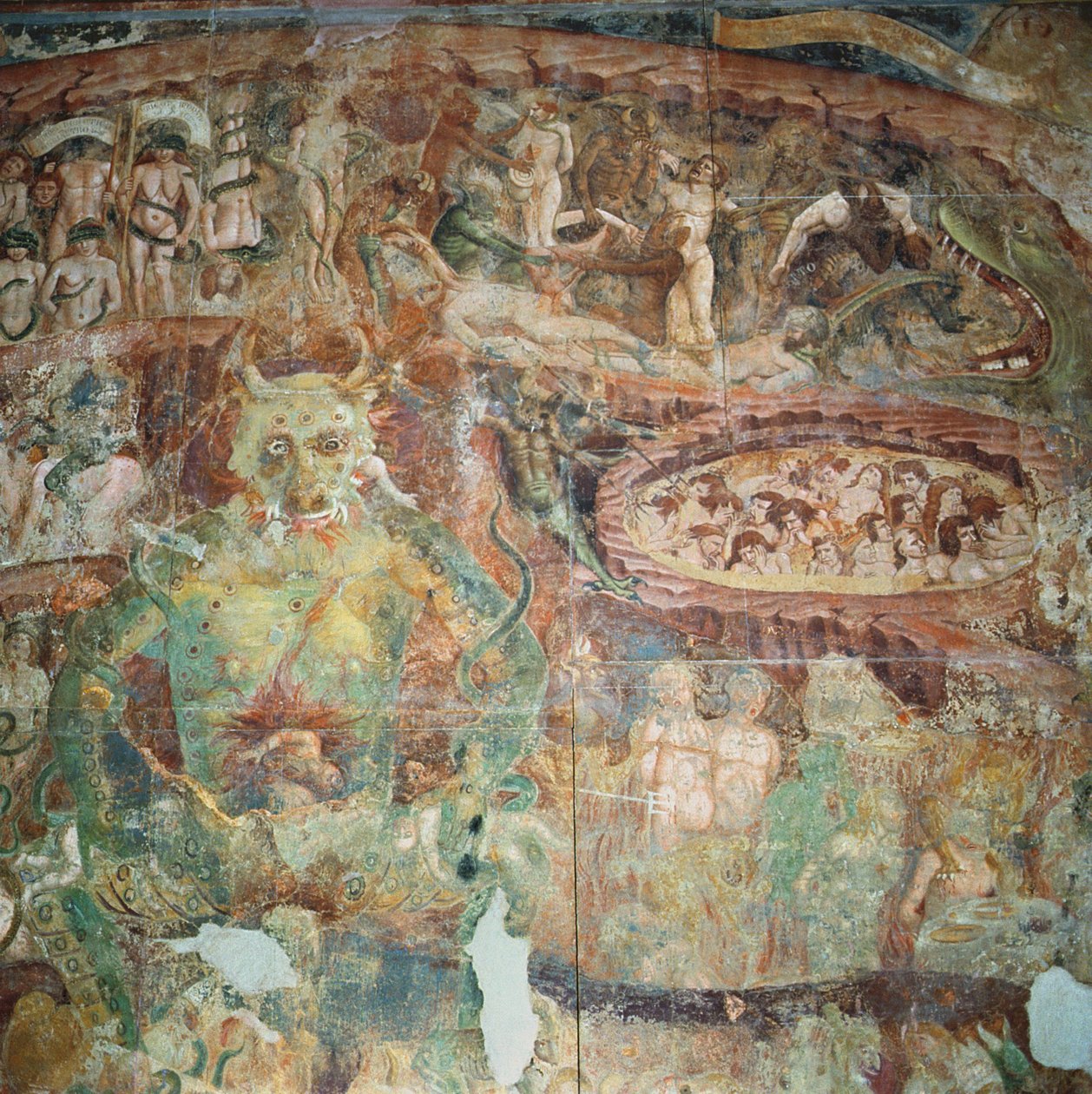 Helvete, 1360-70 av Master of the Triumph of Death