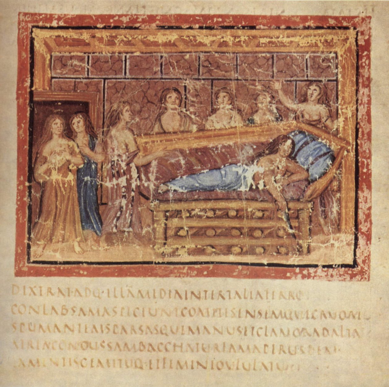 Didos død, ca 400 av Master of the Vatican Vergil