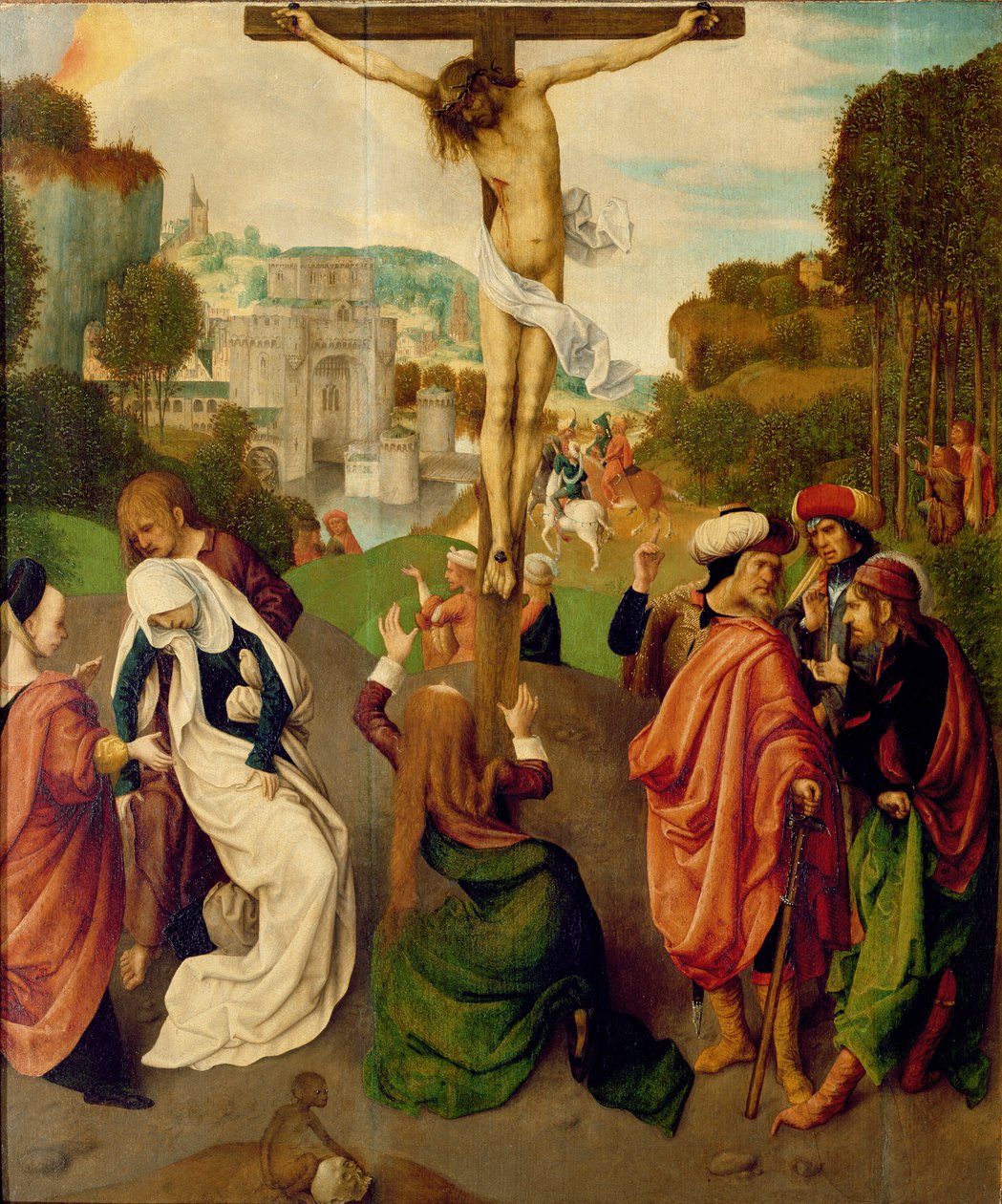 Korsfestelse av Master of the Virgo Inter Virgines