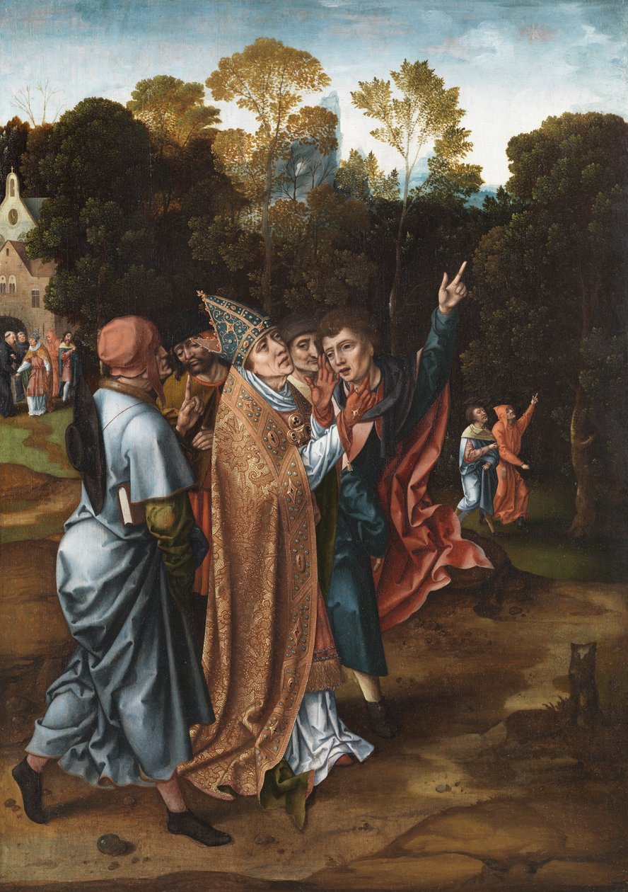 Visjon av biskopen, ca. 1510-20 av Master of the von Groote Adoration