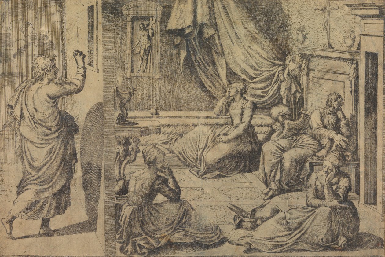 St. Nicholas av Bari, 1500-tallet. av Master with the Name of Jesus
