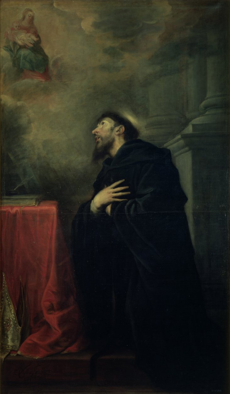 St. Augustine, 1663 av Mateo Cerezo