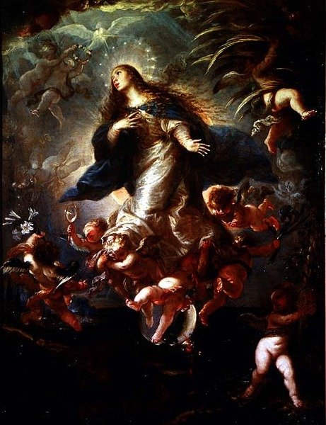 Immaculate Conception (olje på lerret) av Mateo Cerezo