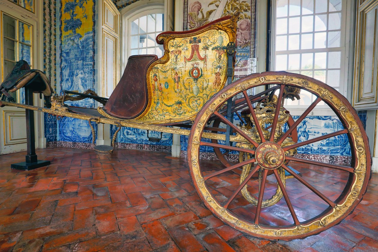 Queluz-palasset, Queluz, Portugal. Dekorert vogn., 2020 (bilde) av Mateus Vicente de Oliveira