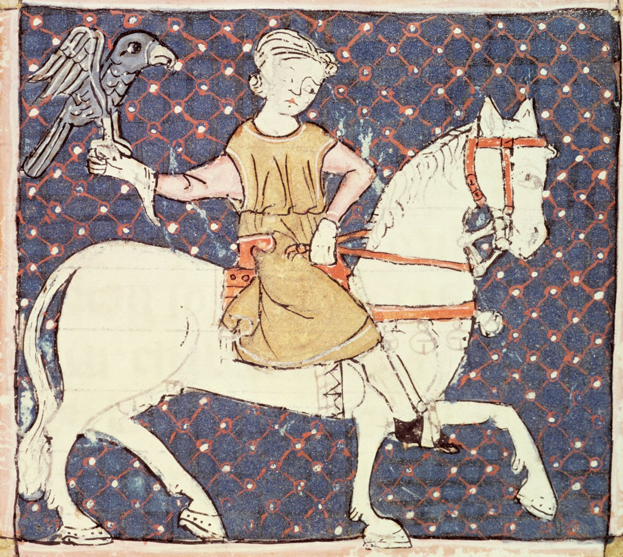 Fol.58v mai: Falkejakt av Matfre Ermengaut