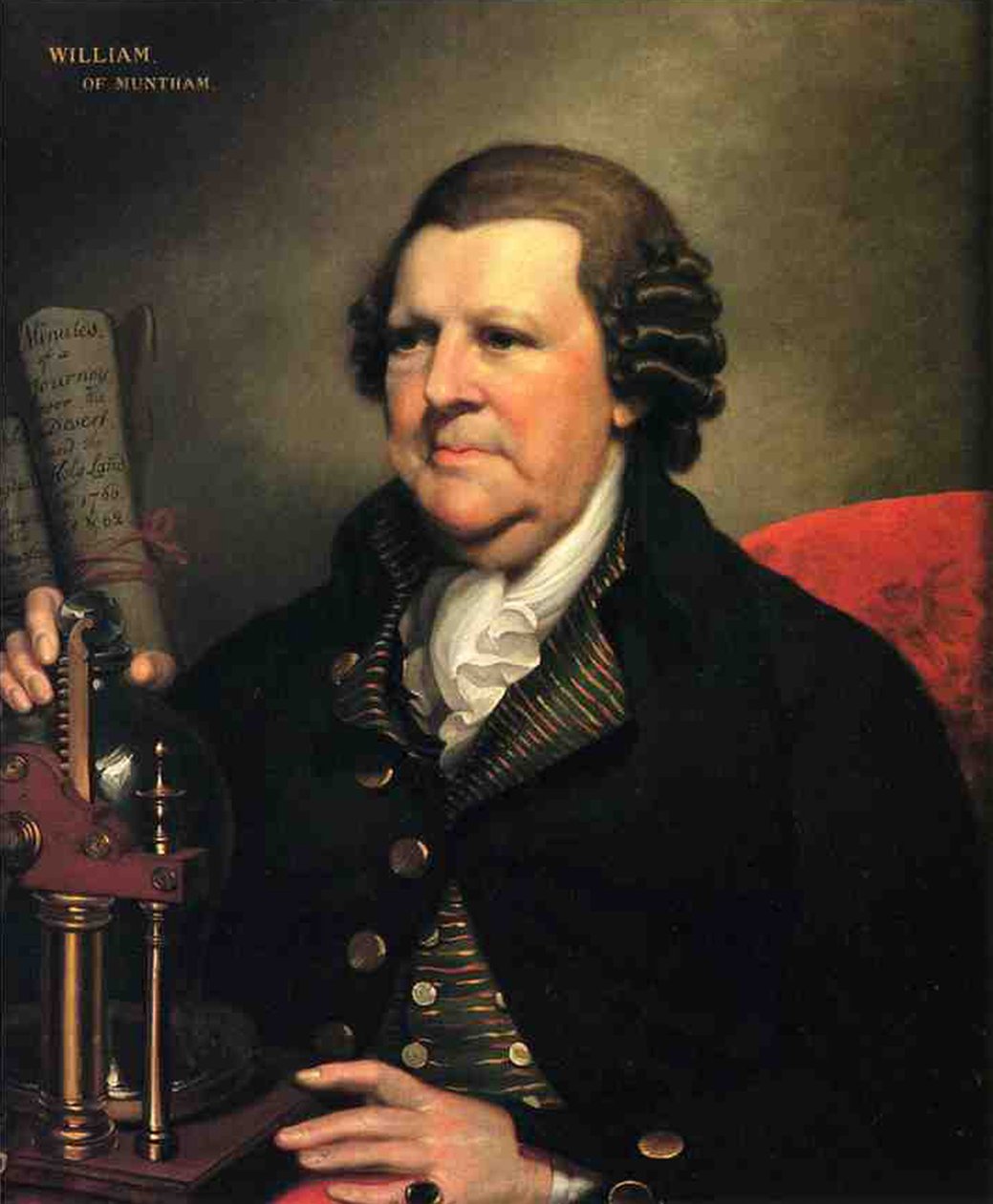 Sir William Frankland fra Muntham, Sussex, 1788-90 av Mather Brown