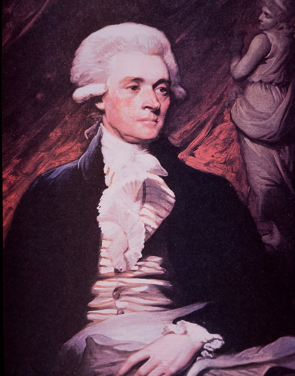 Thomas Jefferson som USAs ambassadør i Frankrike av Mather (after) Brown