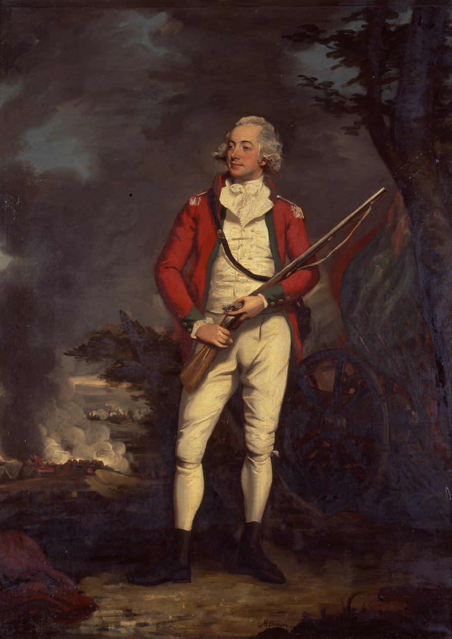 Portrait of Sir Roger Hale Sheaffe, Bt, c.1790 (oil on canvas) av Mather Brown