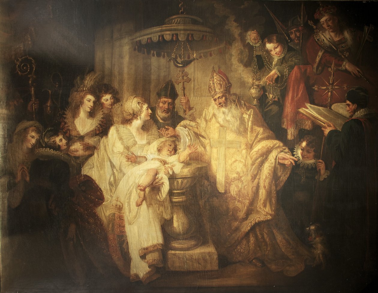 Dåpen til Henry VIII av Mather Brown