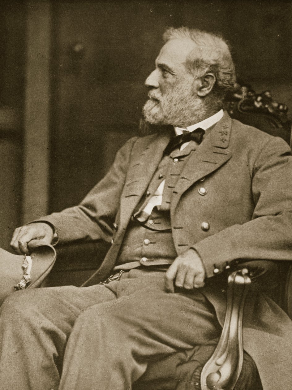 General Robert E. Lee i huset hans i Richmond, april 1865 av Mathew B. Brady