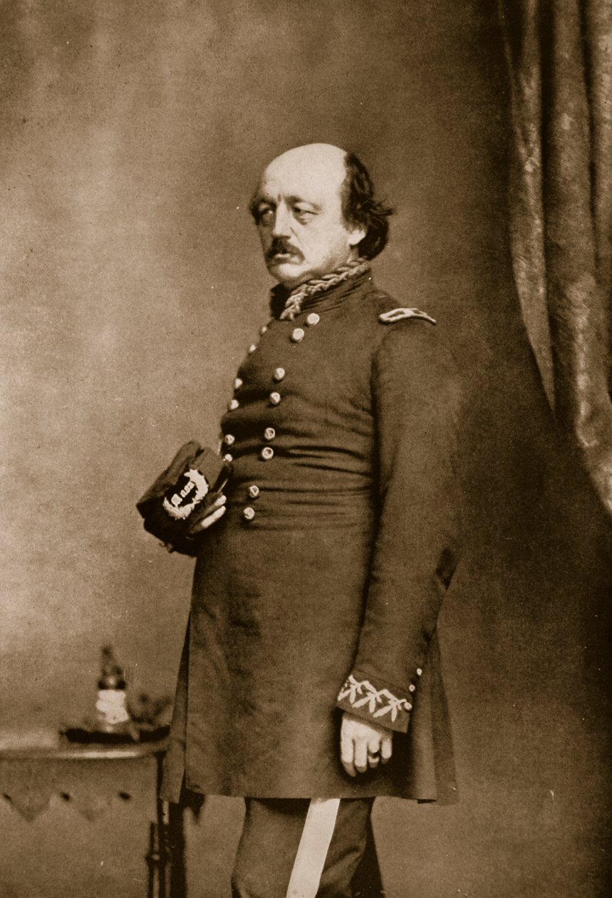 General Benjamin F. Butler, 1861-65 (sepiafoto) av Mathew B. Brady