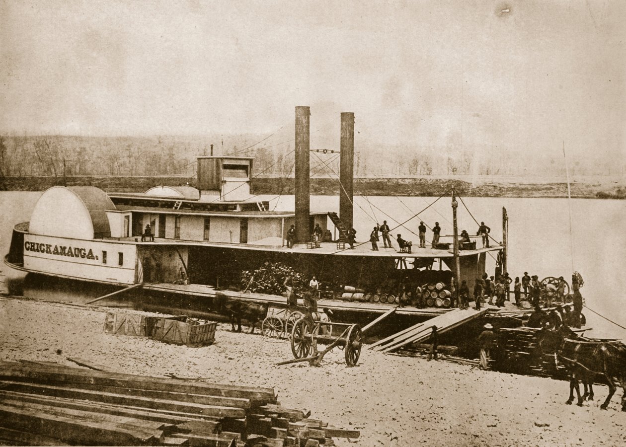 Transport av forsyninger, 1861-65 av Mathew B. Brady