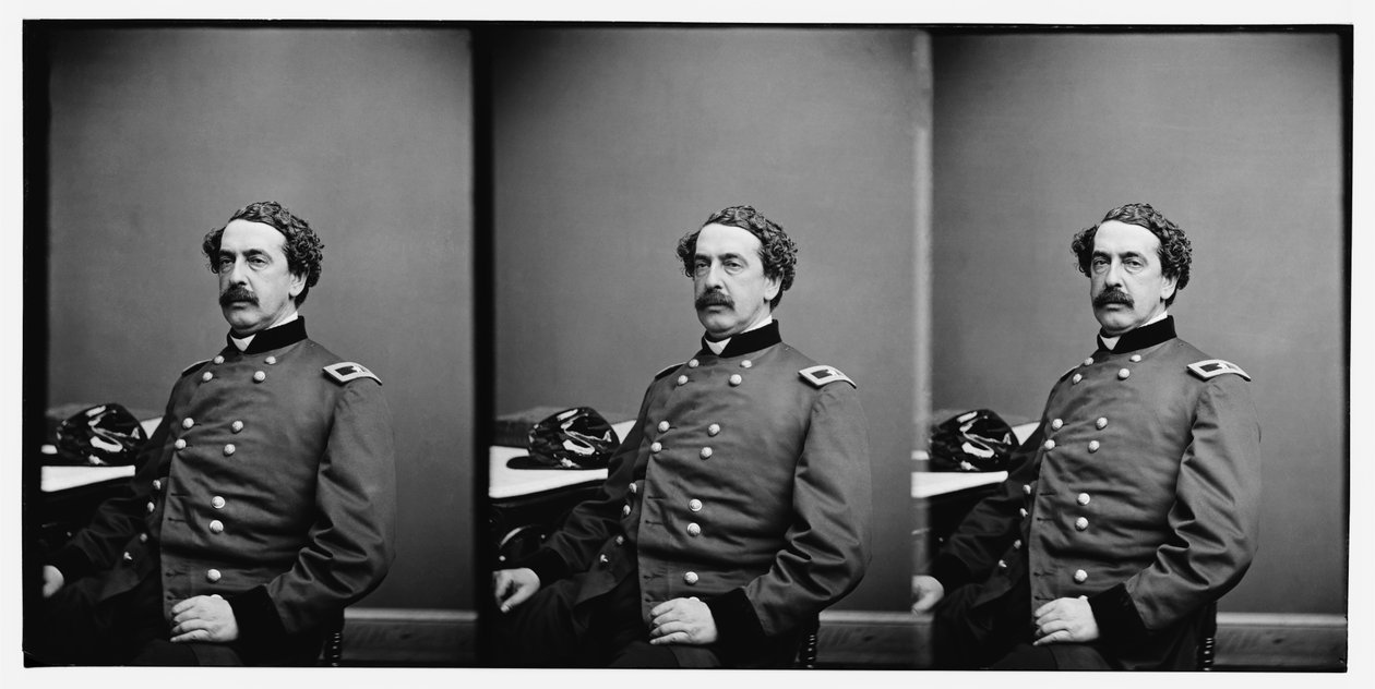 Union Brig. Gen. Abner Doubleday, tidlig i 1862 av Mathew B. Brady