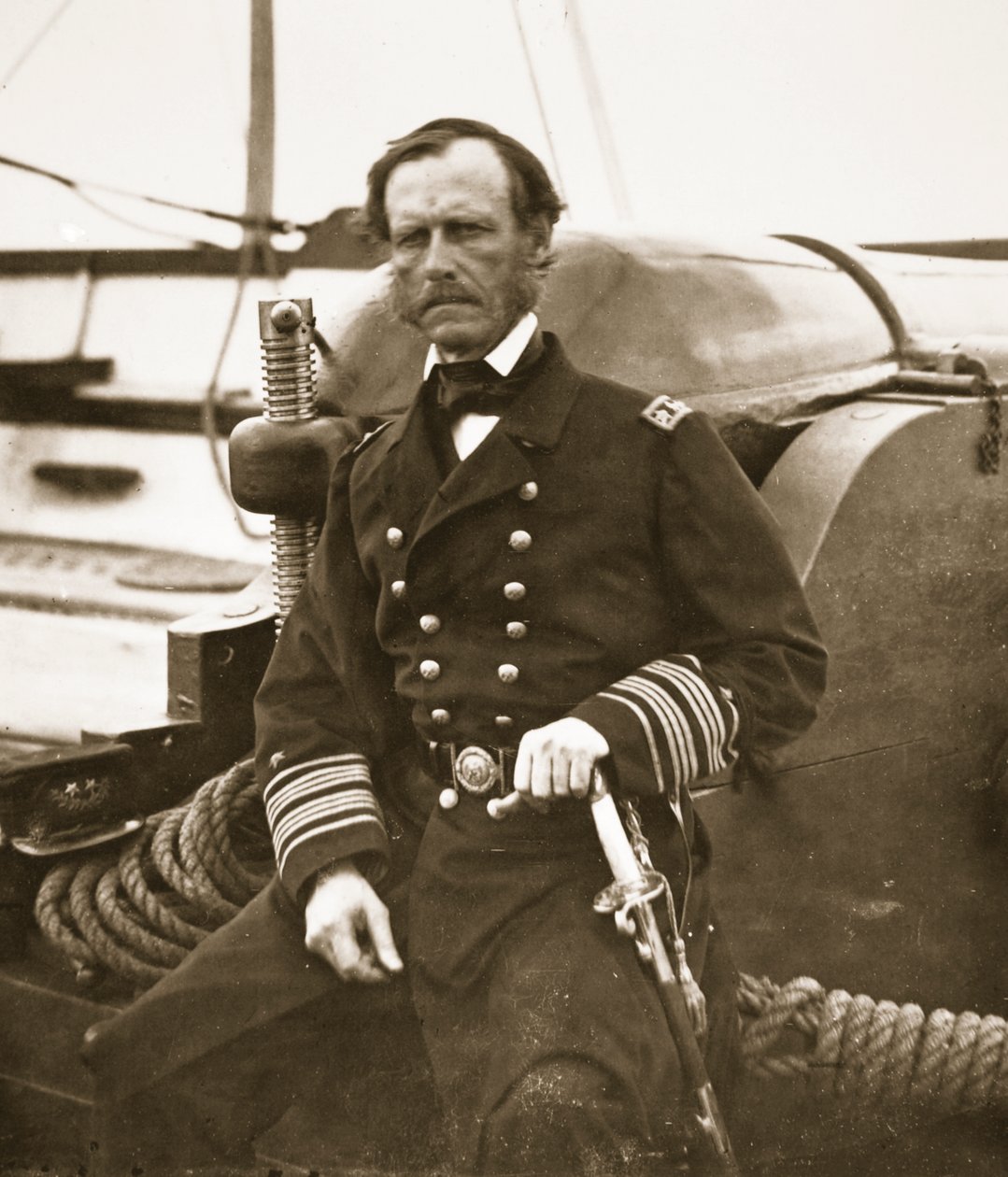 Admiral John A. Dahlgren (fotogravyr) av Mathew B. Brady