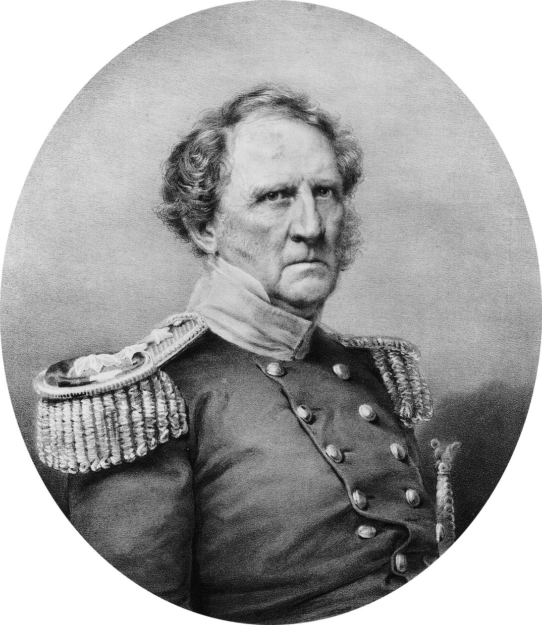 Generalmajor Winfield Scott av Mathew B. Brady