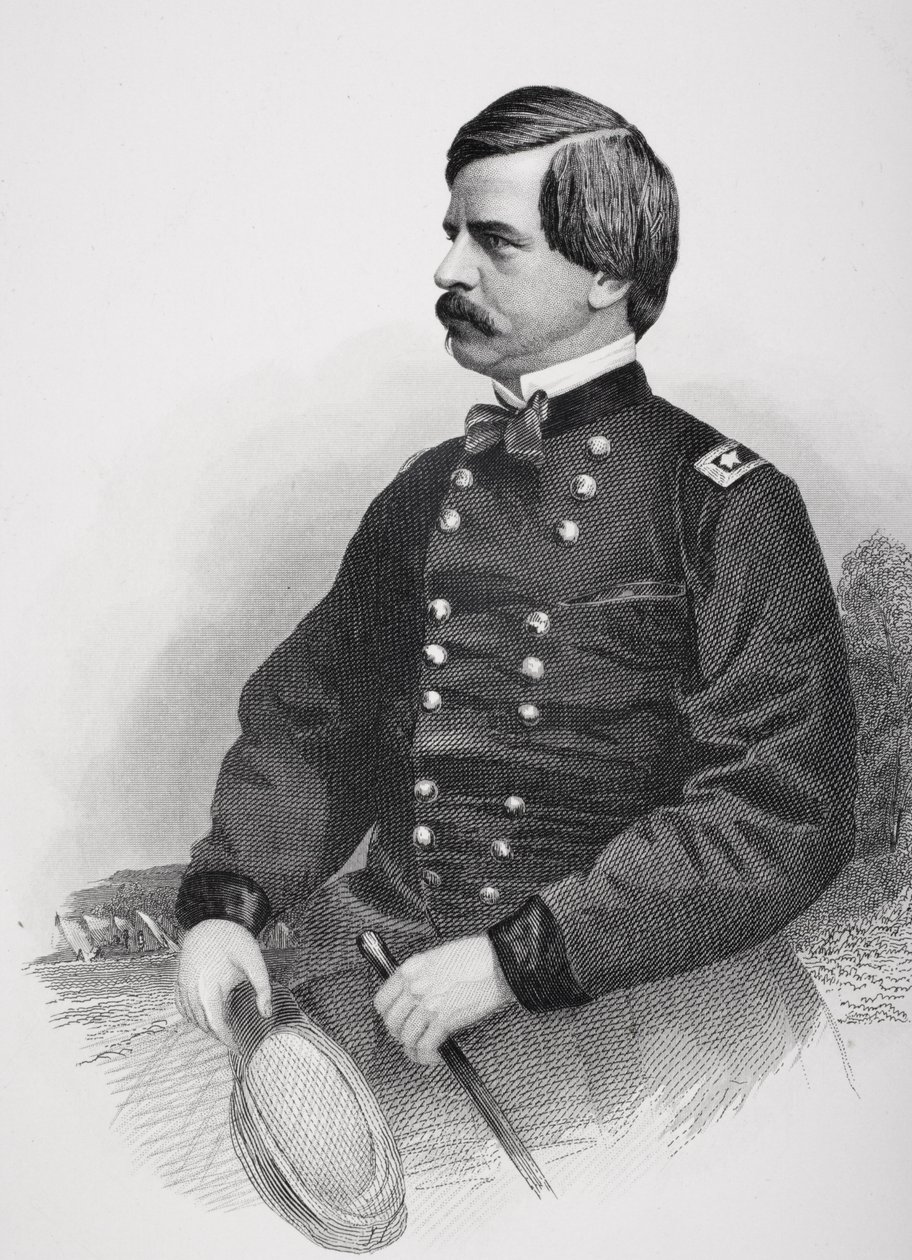 Portrett av Nathaniel Prentiss Banks (1816-94) av Mathew B. Brady