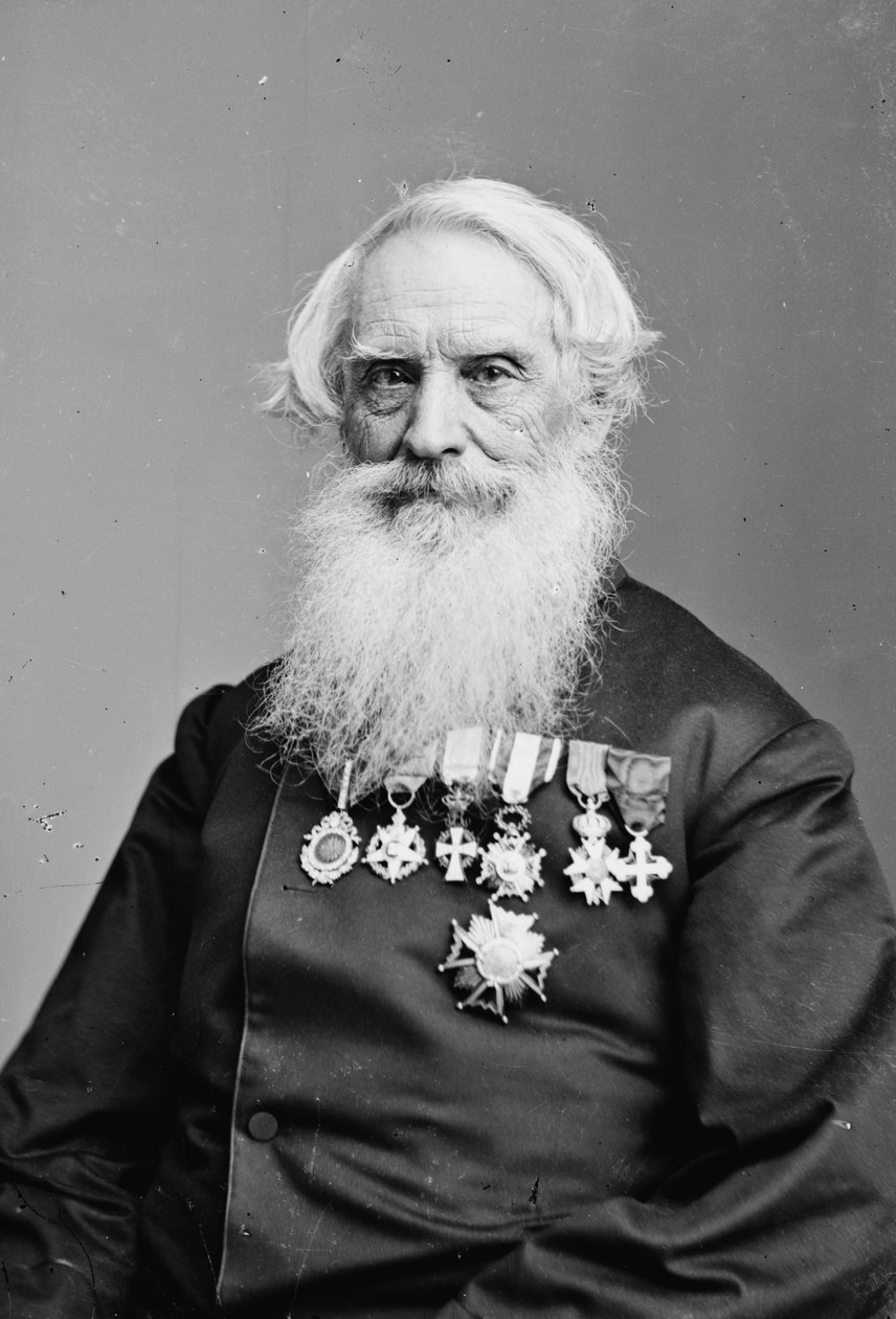 Samuel F.B. Morse, 1866 av Mathew B. Brady